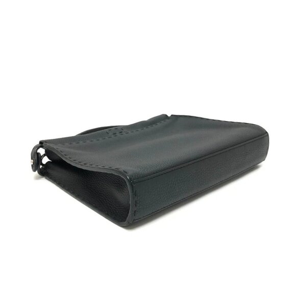 FENDI 7VA422 Selleria Peekaboo Fit Mini 2-way bag Hand Bag Leather Black - Picture 4 of 14